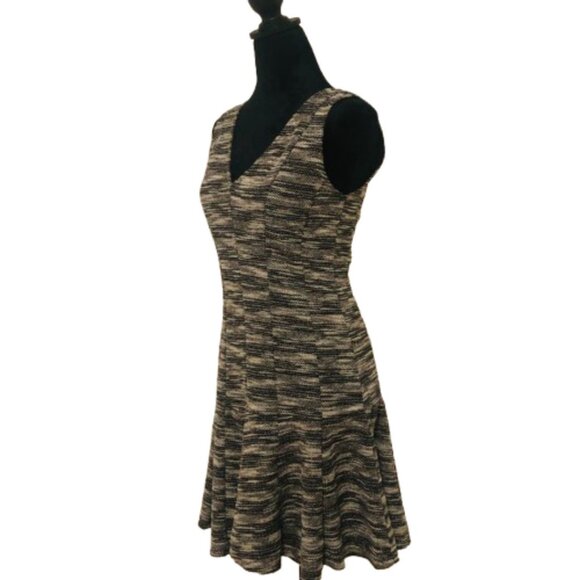 Banana Replublic Marled Tweed Fit-and-Flare Dress Size 4 - Picture 7 of 17